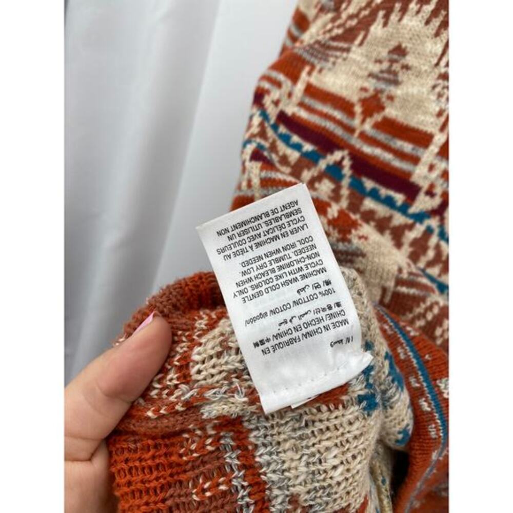 American Rag southwestern chunky knit cardigan sweater‎ - Picture 4 of 4